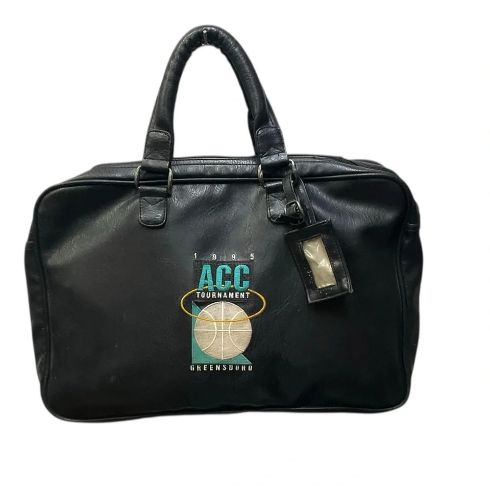 🏀 Vintage Nike Basketball ACC‎ Tournament 1995 Duffel Bag – Black 🖤🔥